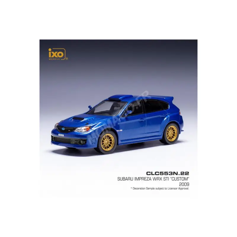 Subaru impreza wrc sti 2009 bleu Miniatuur Veilige Betaling