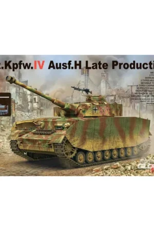 Beperkte Voorraad Pz.Kpfw.IV Ausf.H Late Production w/ Workable Tracks Schaalmodel