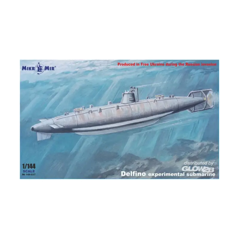 Delfino experimental submarine Schaalmodel Direct Verzonden