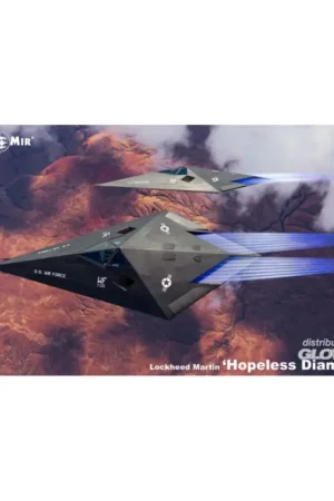 Dagaanbieding Lockheed Hopeless Diamond Experimental Stealth Concept Schaalmodel