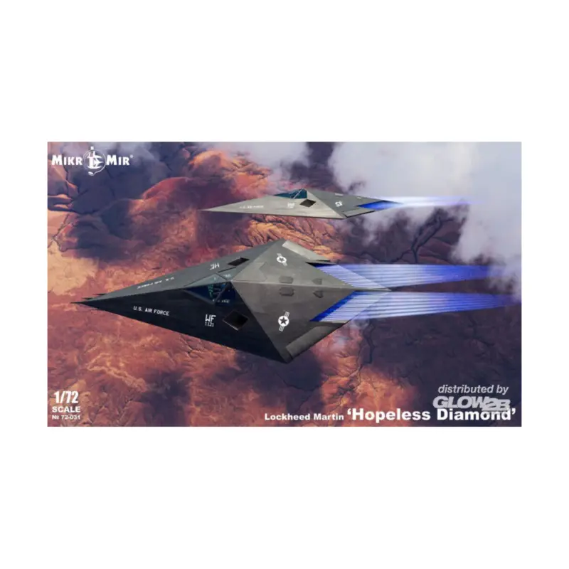 Dagaanbieding Lockheed Hopeless Diamond Experimental Stealth Concept Schaalmodel