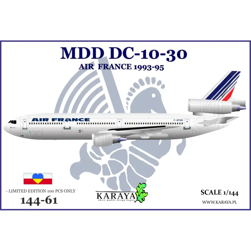 Douglas -10-30 Air France Schaalmodel Direct Beschikbaar