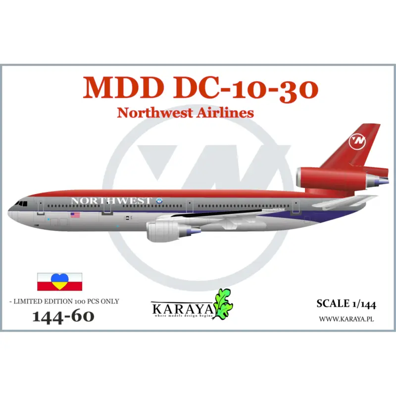 Douglas DC-10-30 Northwest Schaalmodel Koopje