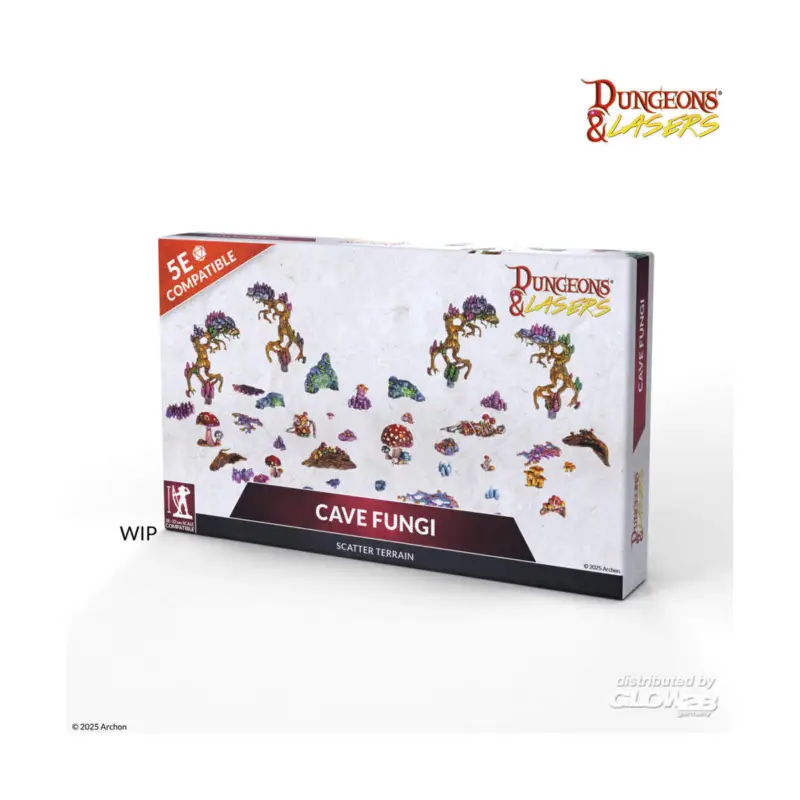 Cave fungi: scatter terrain Rechtstreeks Van De Fabrikant