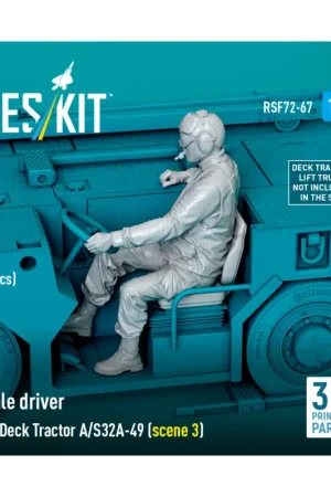 Weekendaanbieding Male driver for Deck Tractor A/S32A-49 (scene 3) (1 pcs) (3D-Printed) (designed to be used with Reskit kits)
