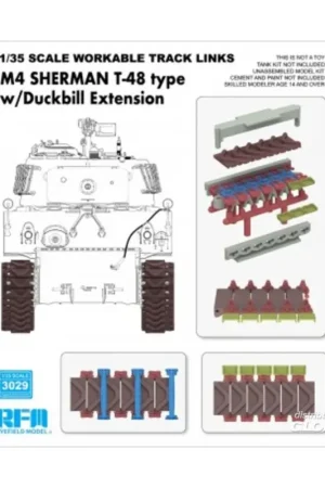 M4 Sherman T-48 Type w/ Duckbill Extension Lage Prijs