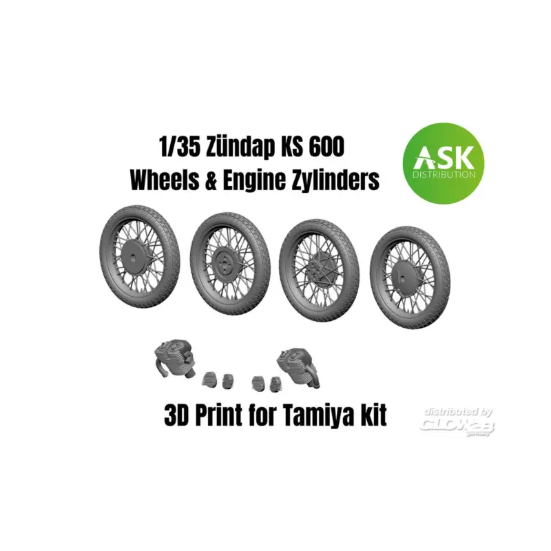 Zündap KS 600 Wheels and Engine Zylinders Aanbieding