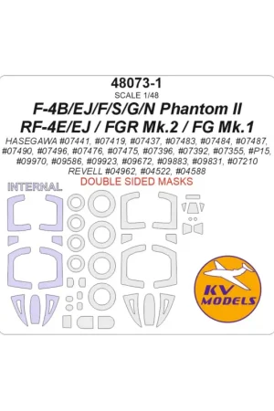 Betaalbaar McDonnell F-4B/EJ/F/S/G/N / RF-4E/EJ Phantom II / FGR Mk.2 / FG Mk.1 (HASEGAWA 07441, 07419, 07437, 07483, 07484, 07487, 07490,