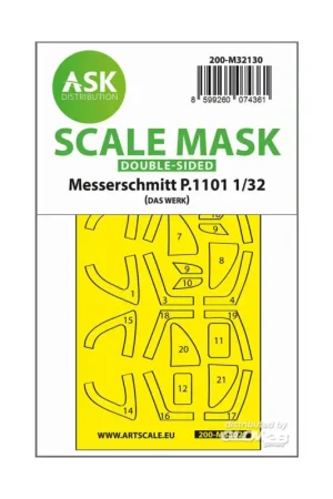 Betaalbaar Messerschmitt P.1101 double-sided express fit mask for Das Werk