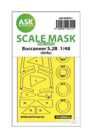 Shop Nu Buccaneer S.2B one-sided express fit mask for Airfix