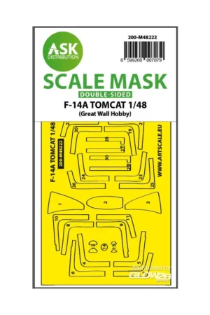 F-14A Tomcat double-sided express fit mask for Great Wall Hobby Express Levering