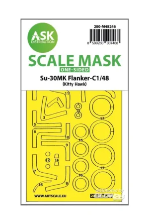 Betaalbaar Su-30MK Flanker-C one-sided express fit mask for Kitty Hawk