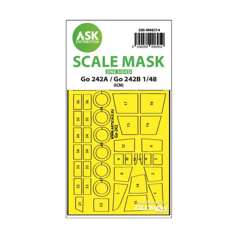 Dagaanbieding Gotha Go 242A / Go 242B one-sided express fit mask for ICM