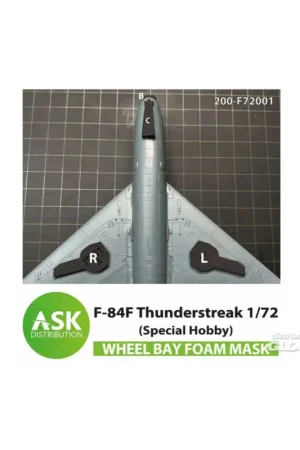 Bestel Nu F-84F Thunderstreak wheel bay FOAM flexibel mask for Special Hobby