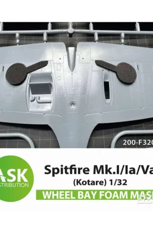 Spitfire Mk.I/Ia/Va Wheel bays - FOAM flexibel express fit mask for Kotare Fabrieksprijs