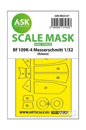 Bf 109K-4 one-sided express fit mask for Kotare Premium