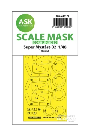 Seizoensaanbieding Super Mystére B2 double-sided express fit mask for Special Hobby
