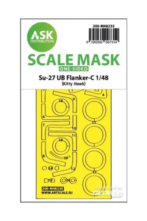Op = Op Su-27UB Flanker-C one-sided express fit mask for Kitty Hawk