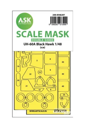 UH-60A Black Hawk double-sided express fit mask for ICM Koop Vandaag