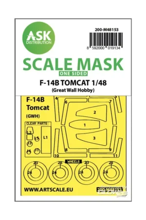 F-14B Tomcat one-sided express fit mask for Great Wall Hobby Fabrieksprijs