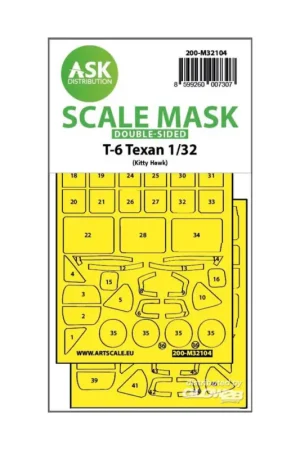 T-6 Texan double-sided express fit mask for Kitty Hawk Populair
