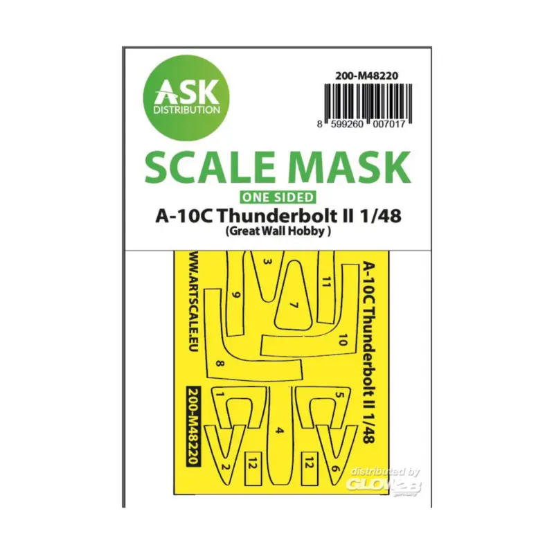 A-10C Thunderbolt II one-sided express fit mask for Great Wall Hobby Koop Online