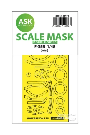 Uitverkoop F-35B double-sided express fit mask for Italeri