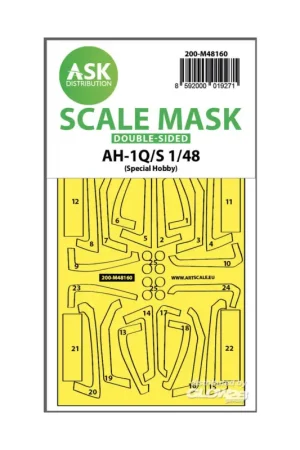 Superprijs AH-1Q/S Cobra double-sided fit express mask for Special Hobby