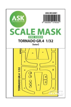 Tornado GR.4 one-sided express fit mask for Italeri Dagaanbieding
