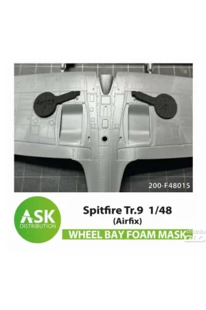 Spitfire Tr.9 FOAM flexibel wheel bay mask for Airfix Gereduceerde Prijs