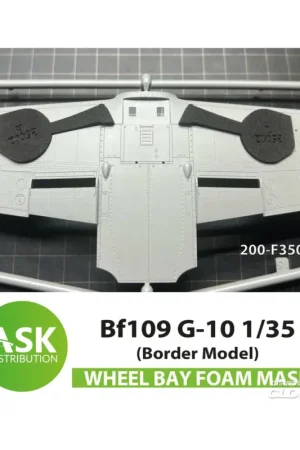 Express Levering Bf 109G-10 Wheel bays - FOAM flexibel express fit mask for Border Model