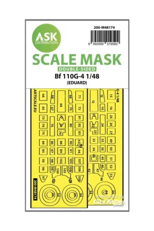 Seizoensaanbieding Me 110G-4 double-sided express fit mask for Eduard