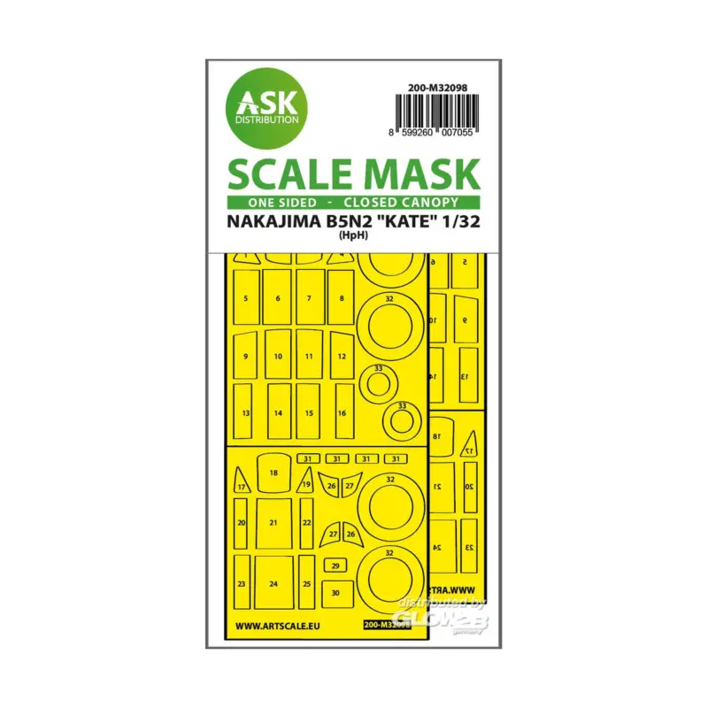 B5N2 Kate closed canopy - one-sided express mask for Infinity Direct Verzonden