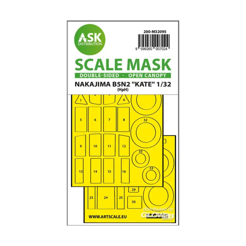 B5N2 Kate open canopy - double-sided express mask for Infinity Bestel Nu