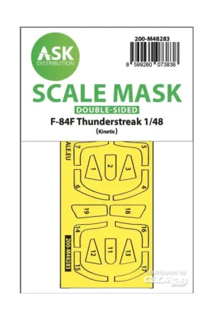 F-84F Thunderstreake double-sided express fit mask for Kinetic Koopje