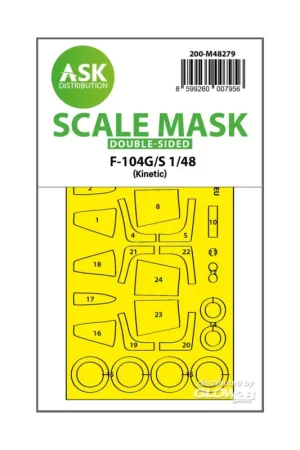 F-104G/S double-sided express fit mask for Kinetic Nu Kopen