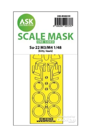Su-22M3/M4 one-sided express fit mask for Kitty Hawk Op = Op