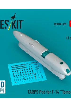 TARPS pod for F-14 'Tomcat' (1 pcs) (3D printed) Gecertificeerd