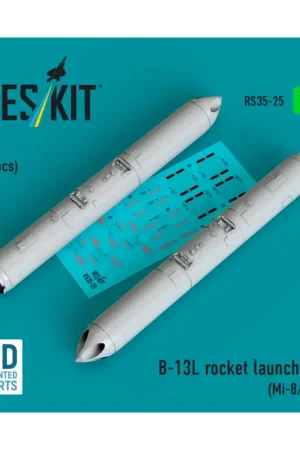Speciale Aanbieding B-13L rocket launchers (2 pcs) (Mil Mi-8/Mi-24) (3D-Printed)