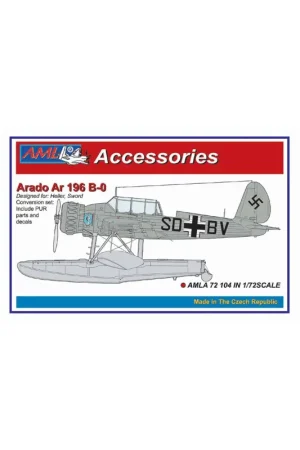 Dagaanbieding Arado Ar-196B-0 (designed to be used with Heller and Sword kits)