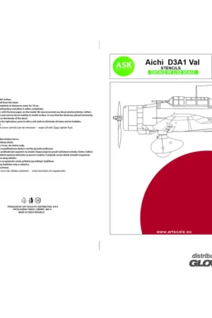 Decal Aichi D3A1 VAL - STENCILS - Imperial Japanese Army Air Service Weekendaanbieding