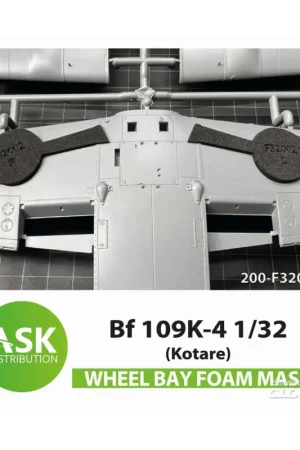 Decal Bf 109K-4 Wheel bays - FOAM flexibel express fit mask for Kotare Alleen Vandaag