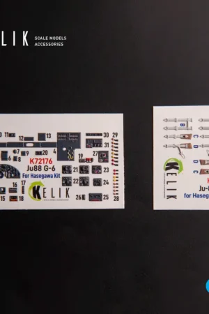 Junkers Ju-88G-6 - interior 3D decals for Hasegawa kit Koopje
