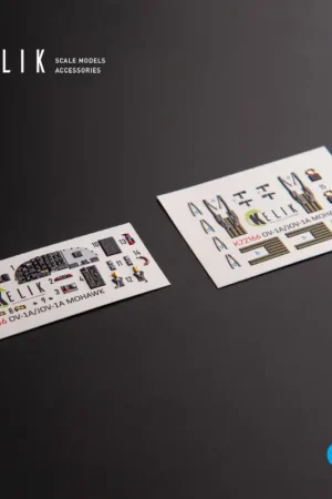 Laatste Versie OV-1A/JOV-1A MOHAWK - interior 3D decals for ClearProp kit