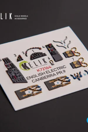 English Electric Canberra PR.9 - interior 3D decals for Airfix kit Superprijs