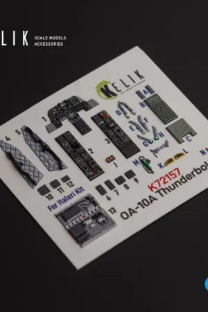 OA-10A 'Thunderbolt' - interior 3D decals for Italeri kit Beperkte Voorraad