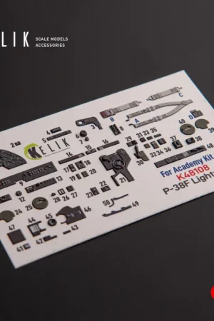 Koopje Lockheed Р-38F 'Lightning' - interior 3D decals for Academy kit