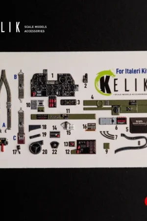 Republic Р-47D 'Thunderbolt' interior 3D decals for Italeri/Academy kit Aanbieding