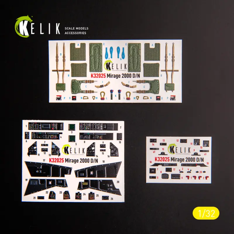 Laatste Versie Dassault_Mirage 2000D/N - interior 3D decals (designed to be used with Kitty Hawk Models and Zimi Model kits)