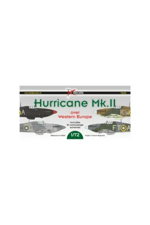 Nieuw Decal Hawker Hurricane Mk.II over Western Europe